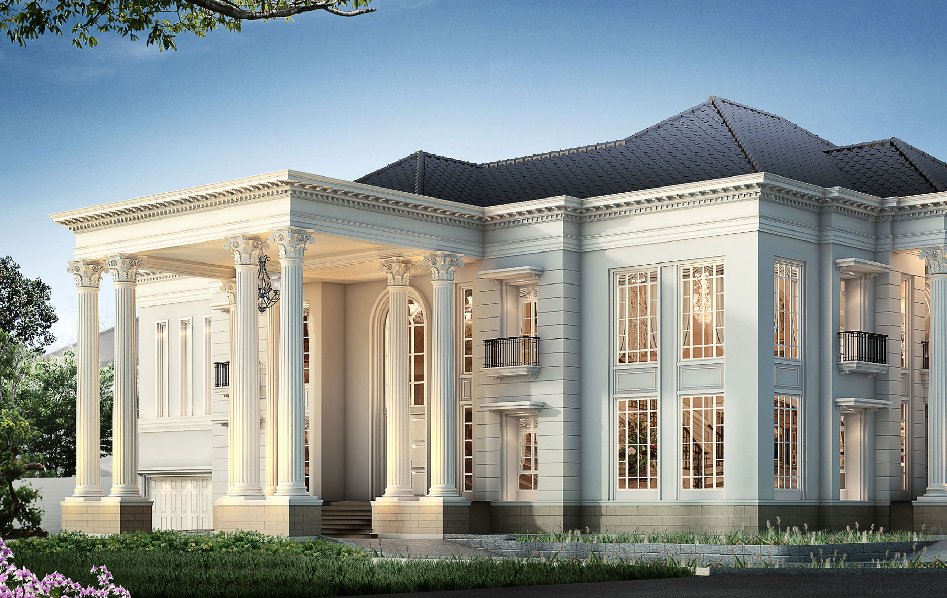 100 Desain Gambar Rumah Mewah - Kontraktor Rumah Mewah
