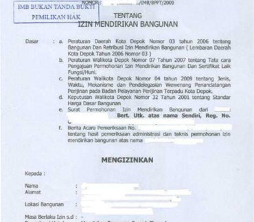 jasa imb di bogor