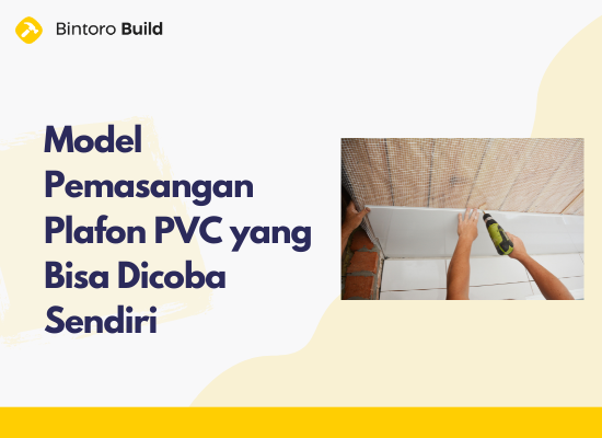 model pemasangan plafon pvc