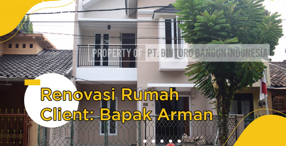 Thumbnail Renovasi Rumah Bapak Arman Cinere