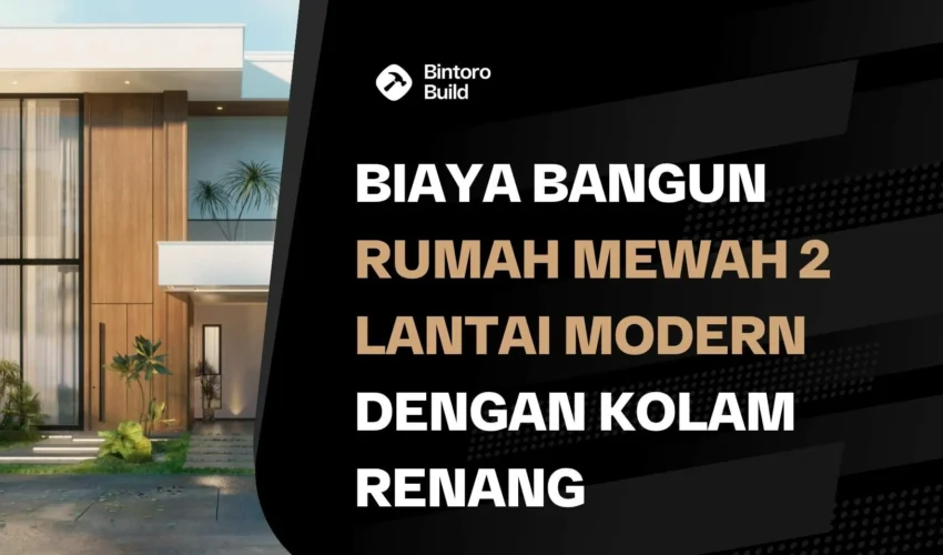 Rumah Mewah 2 Lantai Modern Dengan Kolam Renang