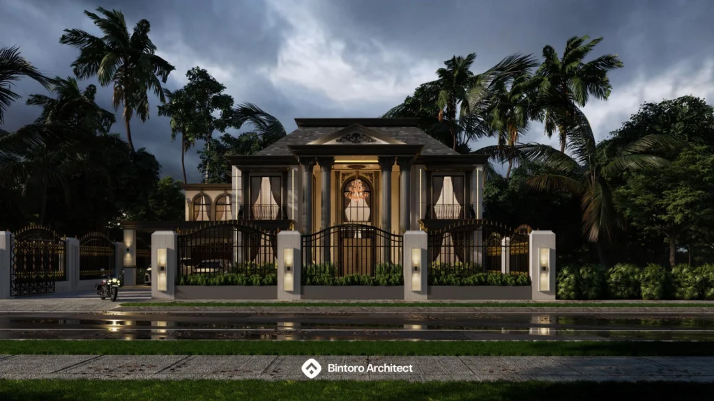 Rumah Mewah 2 Lantai Klasik