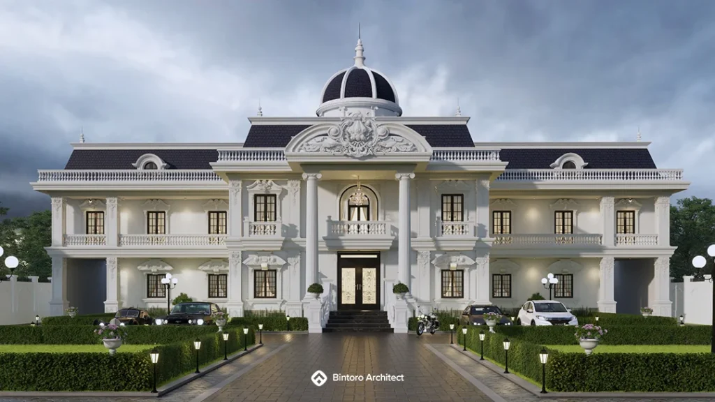 Rumah Mewah 2 Lantai Klasik