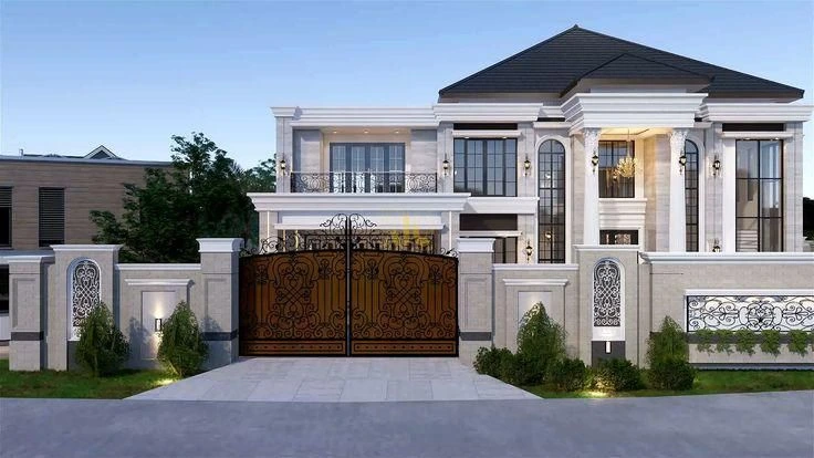 Rumah klasik modern 1 lantai