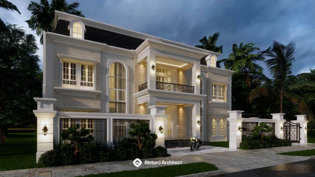 Rumah Klasik Mediterania 1 Lantai