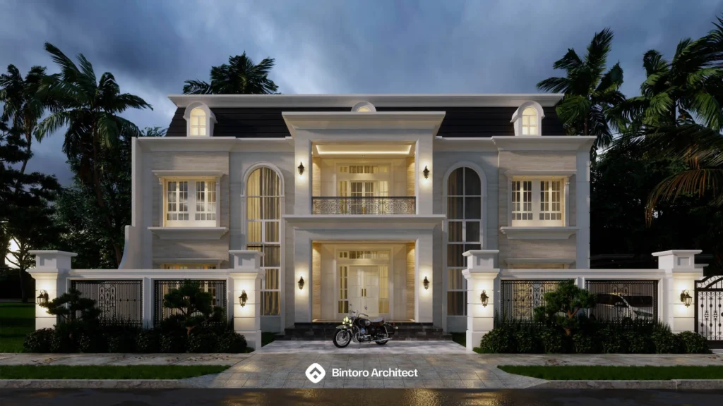 Rumah Klasik Mediterania 1 Lantai
