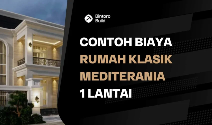 Rumah Klasik Mediterania 1 Lantai